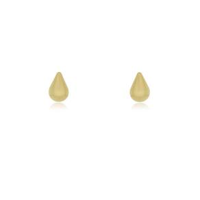 Brinco Gotinha Banhada A Ouro 18K