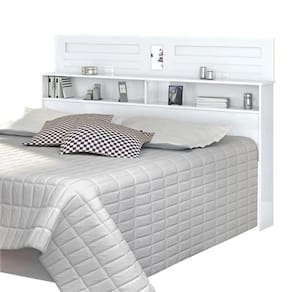 Cabeceira Florença Solteiro 0.90 Branco - Vitamov