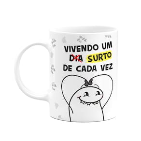 Caneca Diverida Flork - Vivendo um dia de cada vez