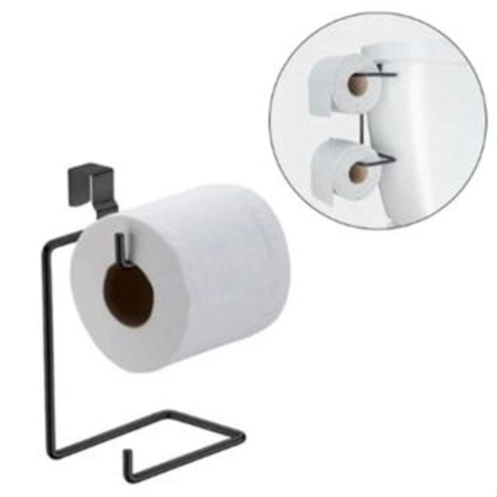 Suporte Papel Higiênico Duplo P/ Caixa Acoplada Porta Papel