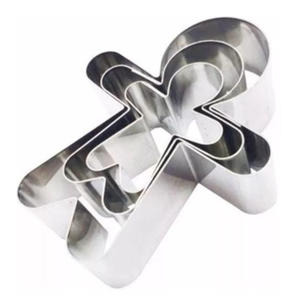 Cortador Boneco De Gengibre Em Inox