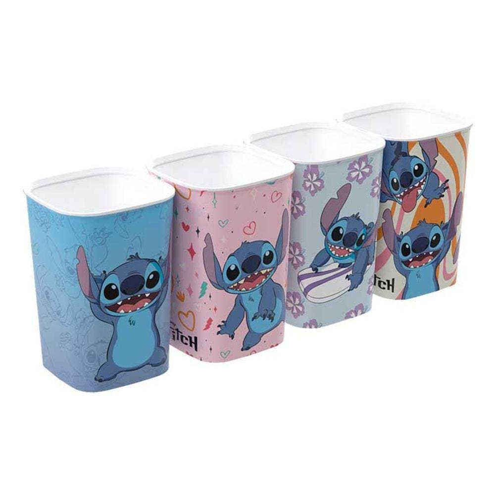 Porta Canetas Stitch 4 Peças