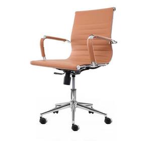 Cadeira Secretária Giratória Esteirinha Charles Eames Bege