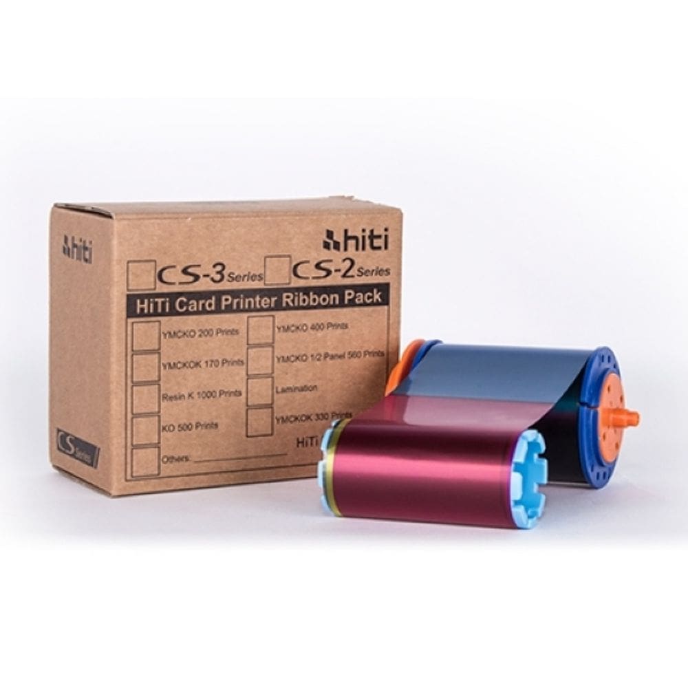 Ribbon colorido cs-200e hiti ymcko 400 imp