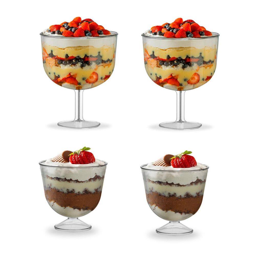 2 Taças Tropical 1,3 Sem Tampa + 2 Taças 15X15 1500Ml