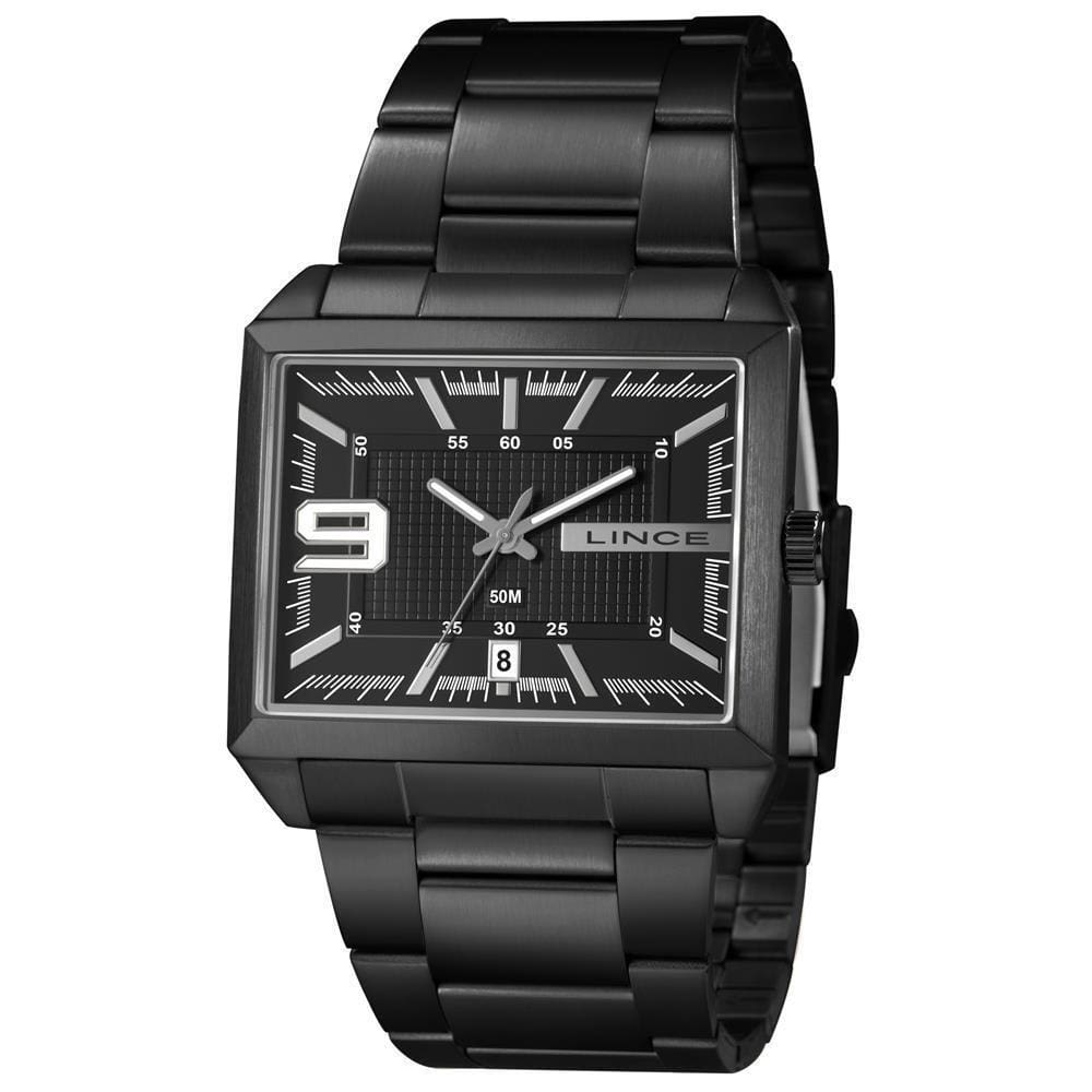 Relógio Lince Masculino Mqn4752L46 P2Px Retangular