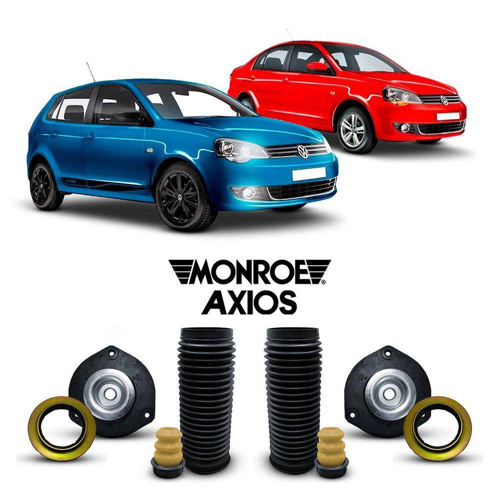 Par Kit Coxim Suspensão Dianteira Volkswagen Polo 2012/2015