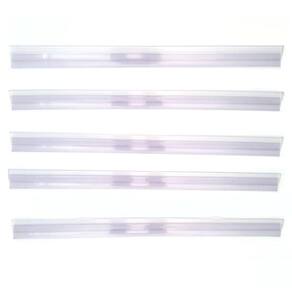 Porta Etiqueta Bandeja Gondola LX 92 Cm Transparente Kit C10