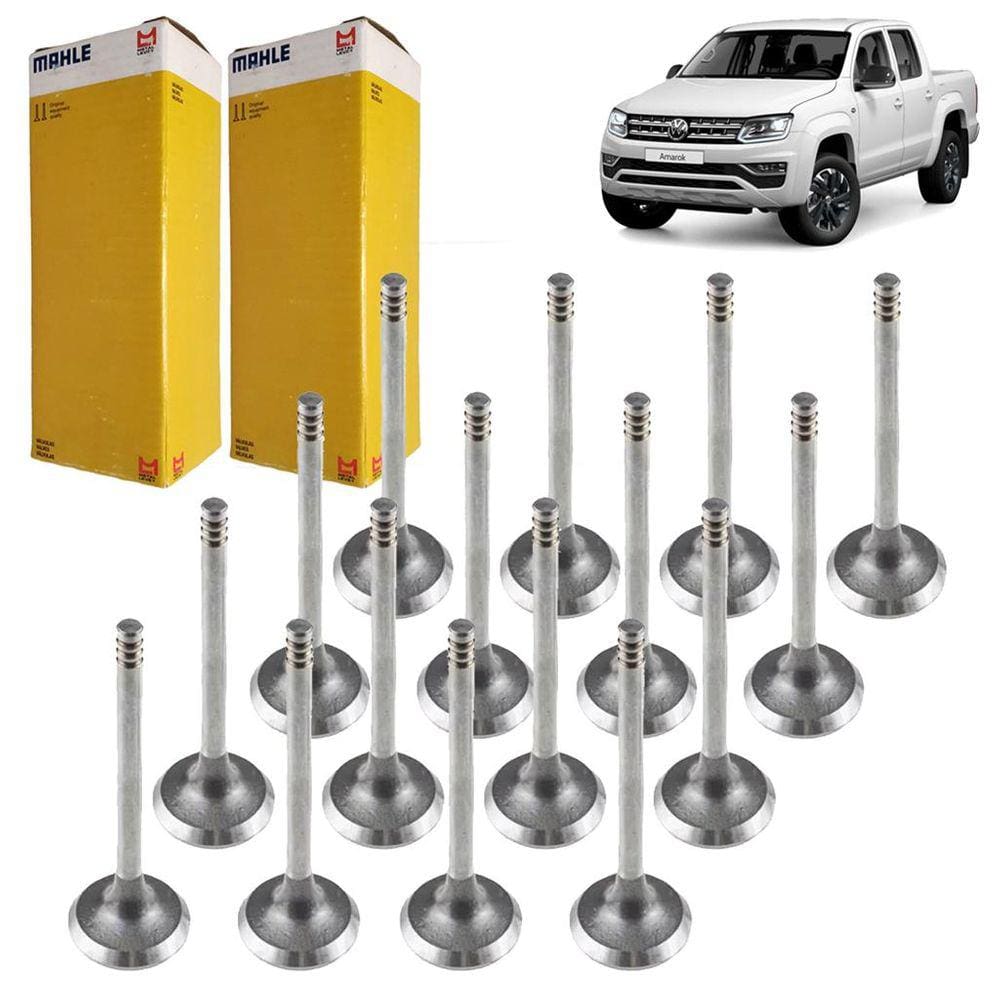 Jogo Valvulas De Escape E Admissao Vw Amarok 2.0 16V Turbo Biturbo 2011 A 2023