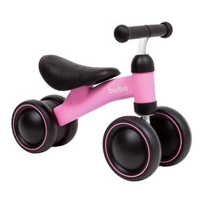 Bicicleta de Equilíbrio Buba +12 Meses 4 Rodas Cor Rosa 1 Unidade