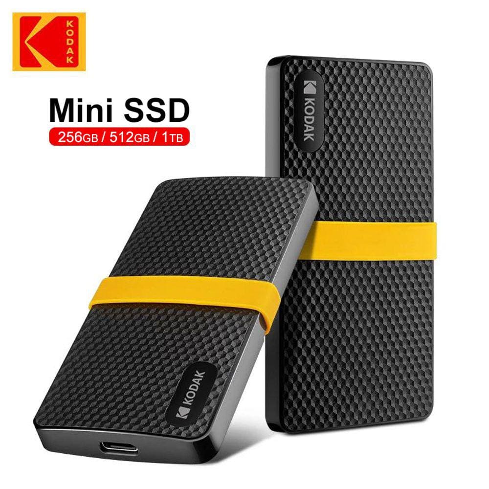 Ssd Hd Externo Kodak X200 512GB - Usb /Tipo C/ Notebook, Pc, Celular