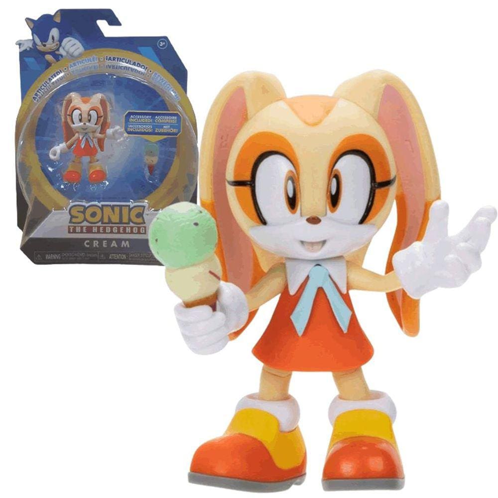 Boneco Sonic The Hedgehog Articulado Sonic Fun F0066-2