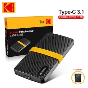 Ssd Hd Externo Kodak X200 1 TB -  Usb /tipo C/ Notebook, Pc, Celular