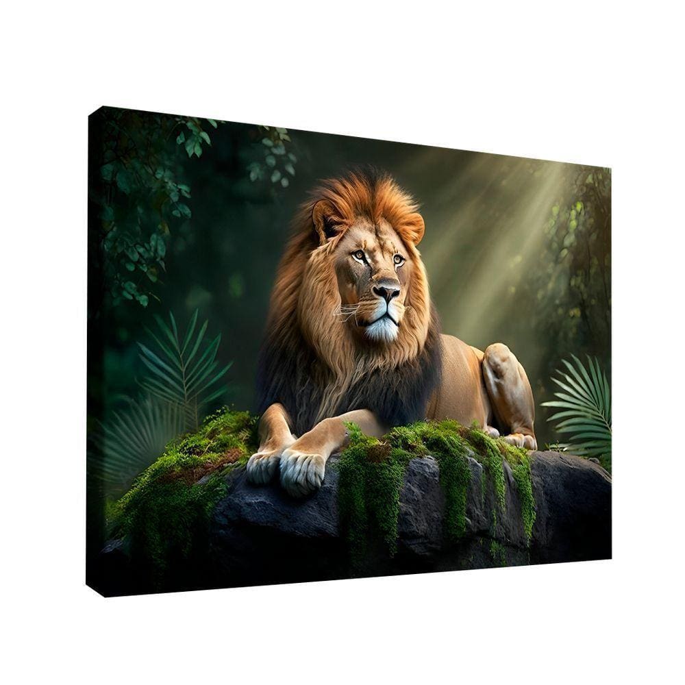 Quadro Leão Selvagem -- Br Artes