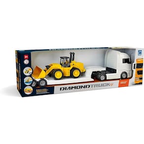 Roma - Diamond Truck - Carregadeira Caminhao Brinq. Plast.