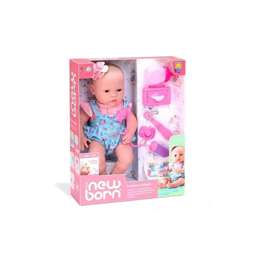 Boneca Diver New Born Cuidados