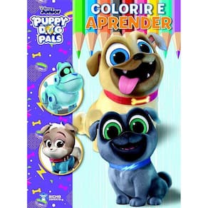 Colorir E Aprender Personagens Disney - Puppy Dog Pals