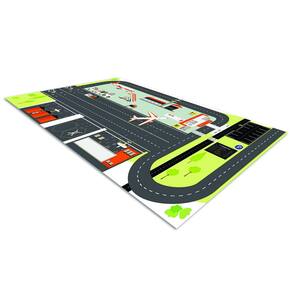 Pista para Carrinhos Miniatura Aeroporto Pouso 100x50cm