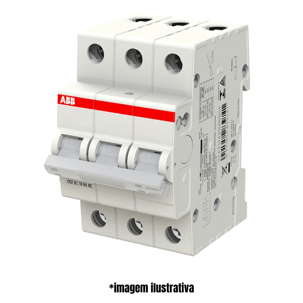 Disjuntor GE Tripolar 63A Curva `C` - GE (G33SLC63)