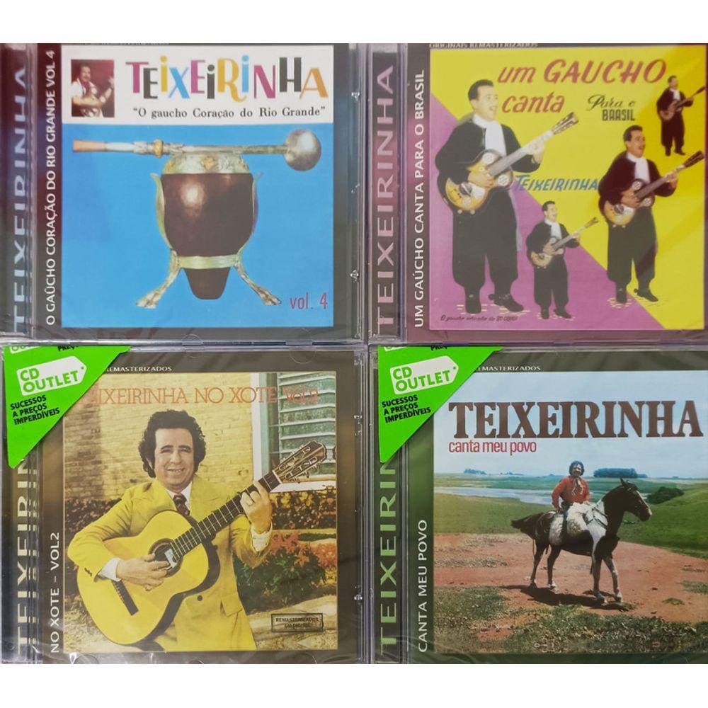 Teixeirinha - 4 Cds