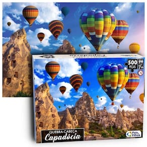 Quebra Cabeça Balões 500 Pçs Paisagem Capadocia Pais&Filhos