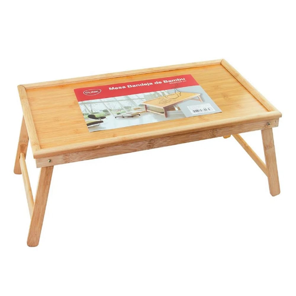 Mesa Dobrável Bambu 30x50x23CM CLINK CK2657