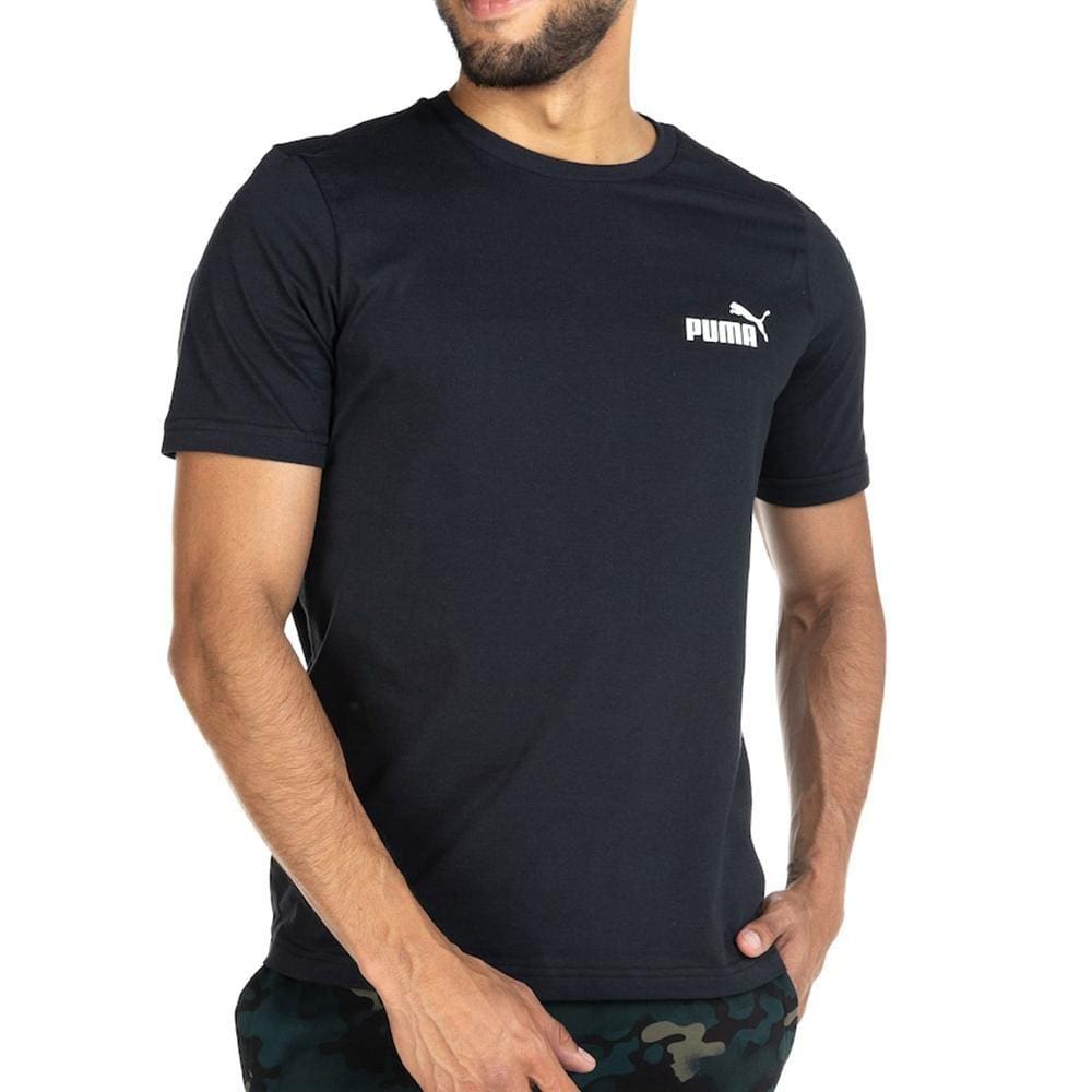 Camiseta Puma Ess Small Logo Masculina Black
