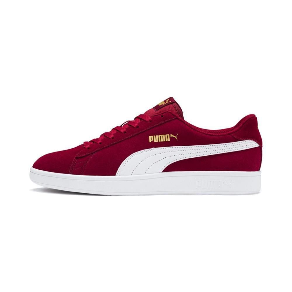 Tênis Puma Smash V2 BDP Masculino Rhubarb/Gold/White