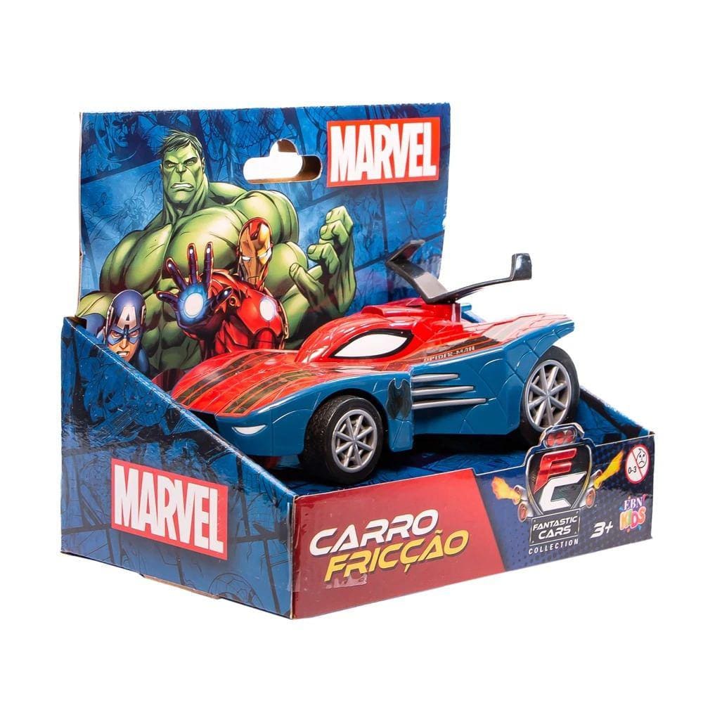 Carro de Fricção EBN Kids Homem Aranha