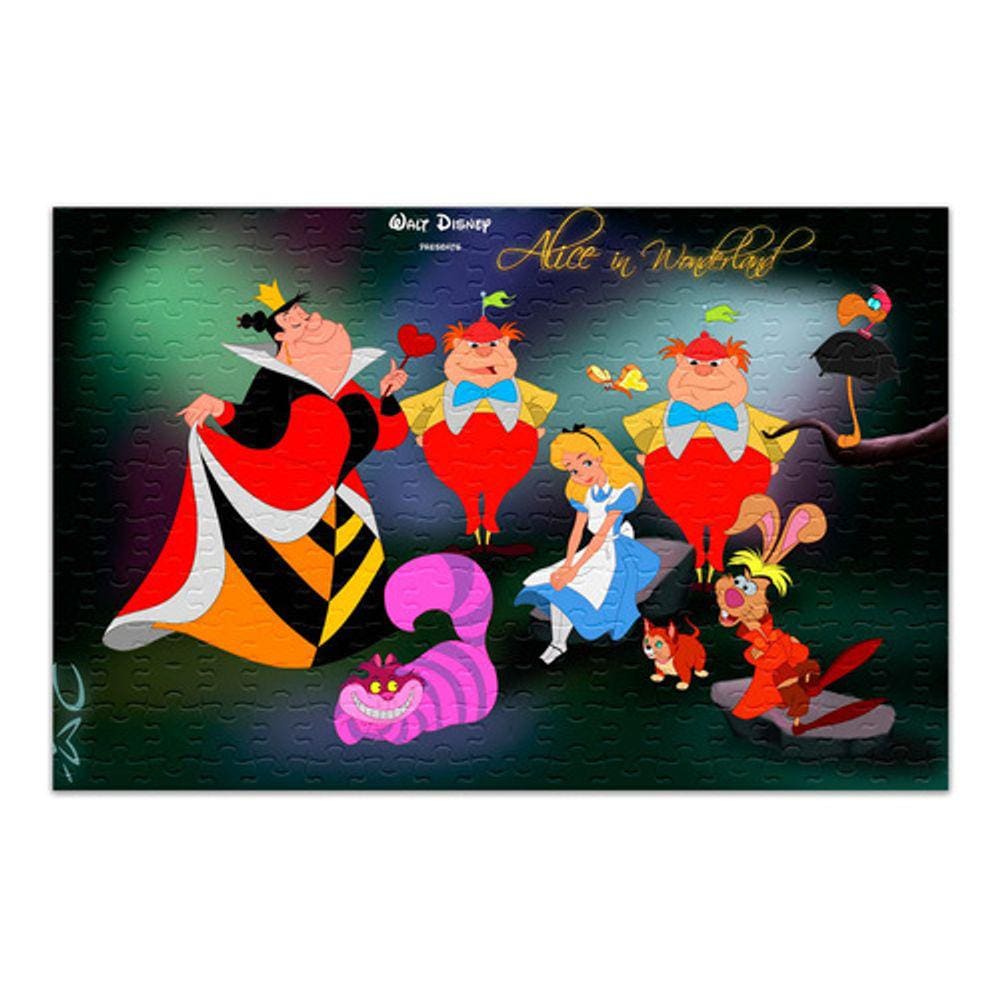 Quebra Cabeça Alice No Pais Das Maravilhas 120 Peças