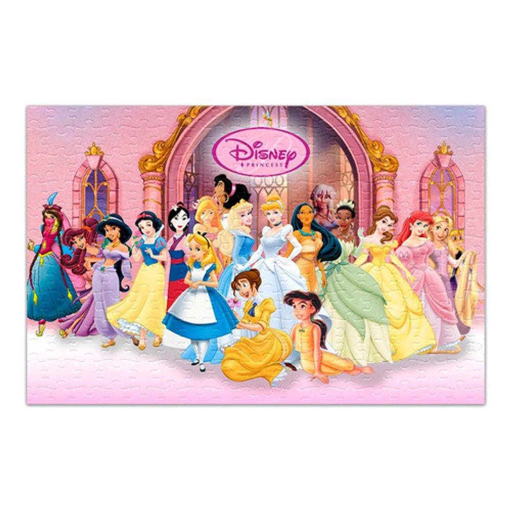 Quebra Cabeça Personalizado Princesas Disney 002 120 Peças