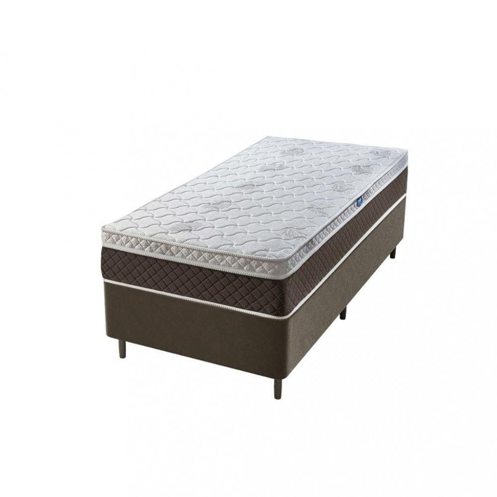 Cama Box Solteiro 88cm Molas Ensacadas 1 Euro Genebra 2CEN Umaflex