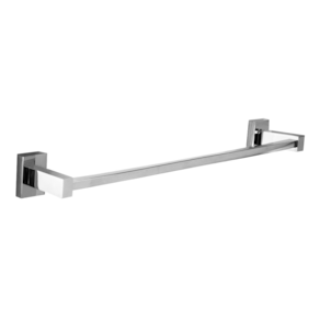 Porta Toalha De Banho Toalheiro 60Cm Vogue Luxo Aço Inox Cromado
