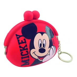 Chaveiro Bolsinha Porta Moeda Menino Silicone Mickey  Disney