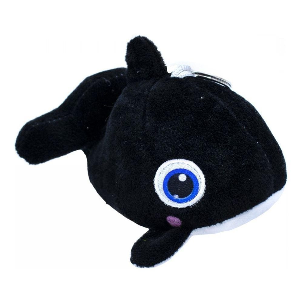 Chaveiro Chaveirinho Baleia Orca Fofinha Preta - 15cm