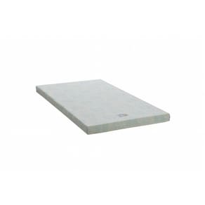 Colchonete Casal Physical Espuma D20 Ortobom 128x188x4cm Branco/Azul