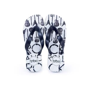 Chinelo Masculino Borracha Conforto Duas Tiras Estampado