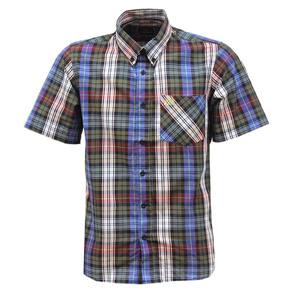 Camisa Masculina Manga Curta Xadrez Verde Dock`s 33035