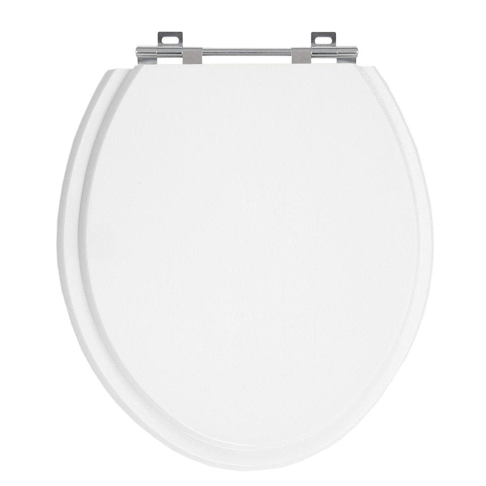 Tampa de Vaso Ravena Branco Tampa para Vaso Deca de Madeira Laqueada
