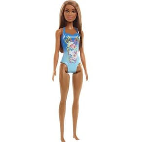 Boneca Barbie Dia De Praia Morena 28Cm Mattel - Hdc51