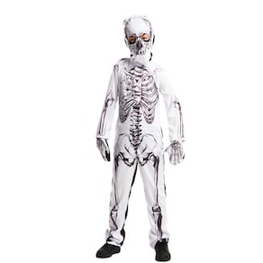 Fantasia Halloween Esqueleto Caveira Infantil Grafite Luxo