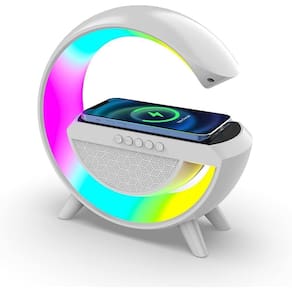 G-Speaker Luminária Led Bluetooth Carregador Indução 2023