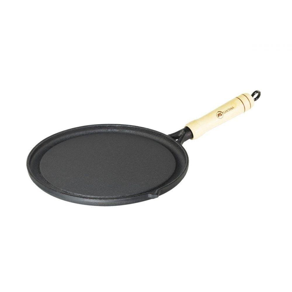 Bifeteira Redonda Lisa Com Cabo Santana 22cm