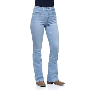 Calça Feminina Delavê Cintura Alta Boot Cut 725 Levi`s 30489