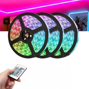 Fita Led Colorida 5m 300 Led Prova Dágua + Controle
