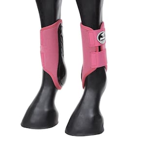 Caneleira Lateral para Cavalo Boots Horse Rosa 27213