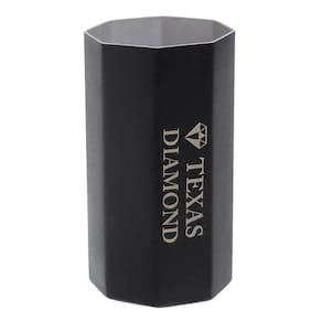 Copo para Tereré Aço Inox Preto Octo Texas Diamond 29537
