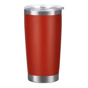 Copo Térmico Evolut Inoxidável Personalizável Vermelho 600ml