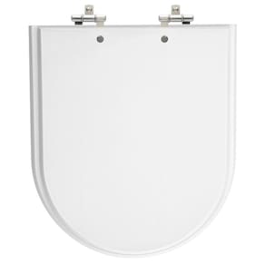 Assento Sanitário Duomo Plus Branco Tampa para Vaso Deca de Madeira Laqueada