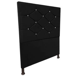 Cabeceira de Cama Box Solteiro 80cm Estofada Kasi New Preta